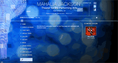 Desktop Screenshot of mahaliajacksontheater.com